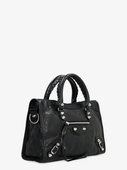 Balenciaga Le City Medium Leather Shoulder Bag