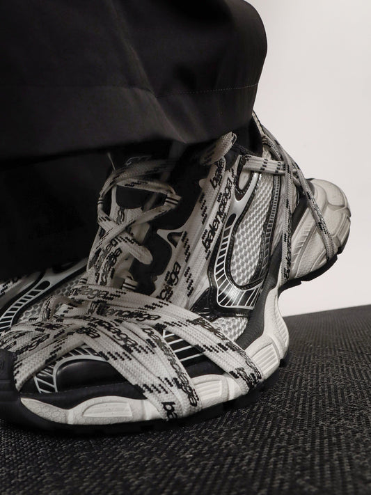 Balenciaga 3 Xl Extreme Laces Mesh Sneakers