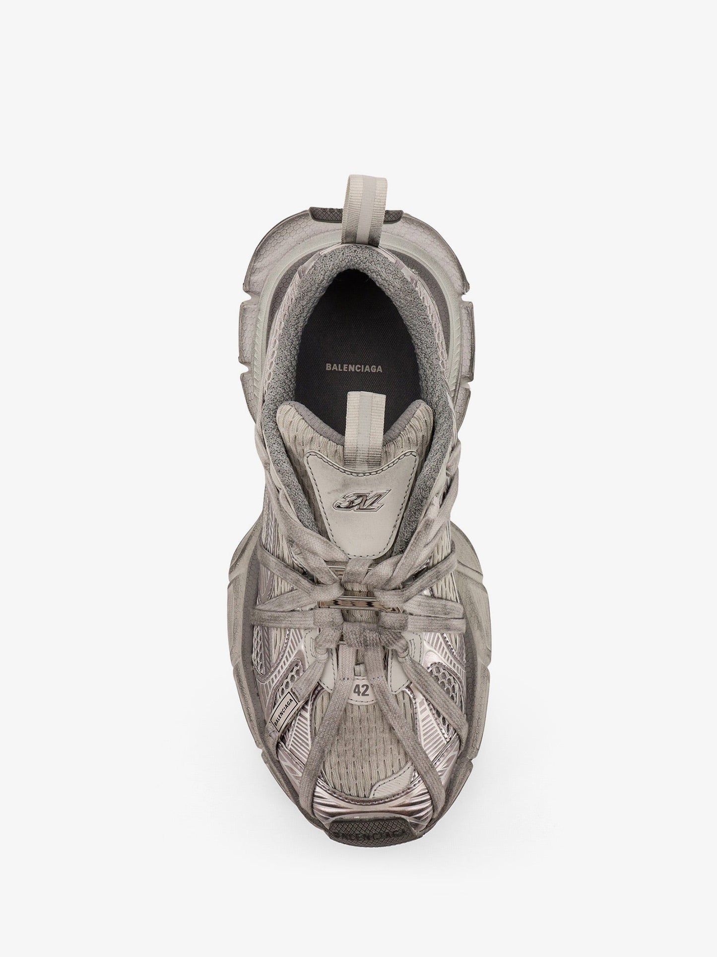 Balenciaga 3 Xl Low Top Mesh Sneakers