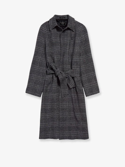 Balenciaga One Layer Raglan Wool Coat