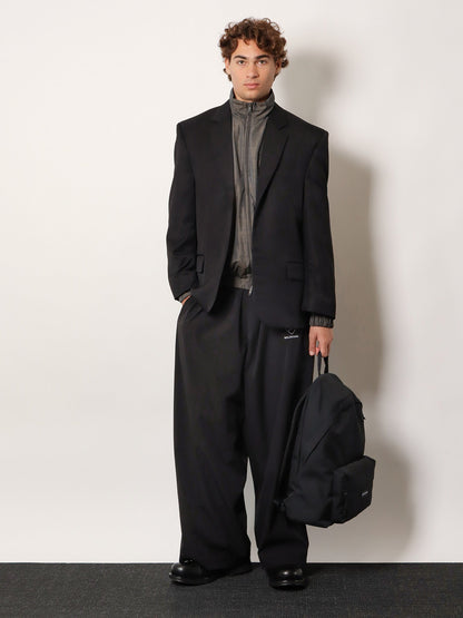 Balenciaga Madras nylon jacket - Grey Blue