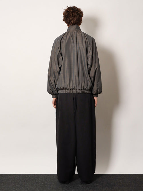 Balenciaga Madras nylon jacket - Grey Blue