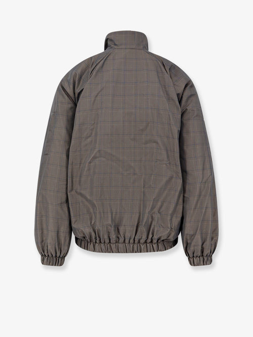 Balenciaga Madras nylon jacket - Grey Blue