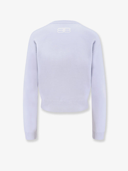 Balenciaga Wool and cotton blend sweater - Blue