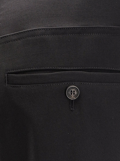 Balenciaga Straight Fit Cotton Trousers