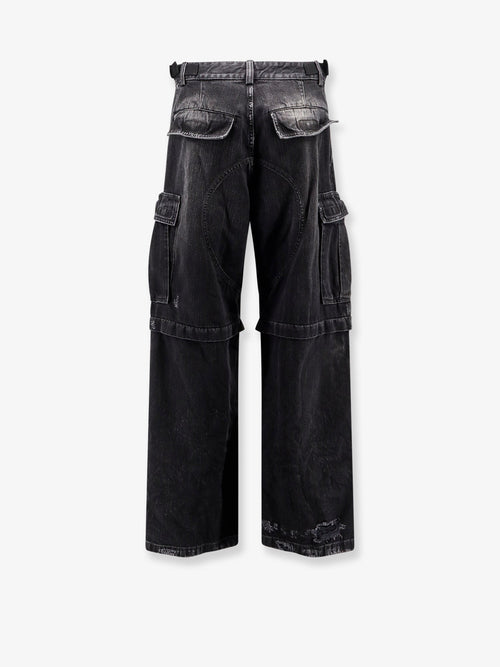Balenciaga Cargo black denim trousers