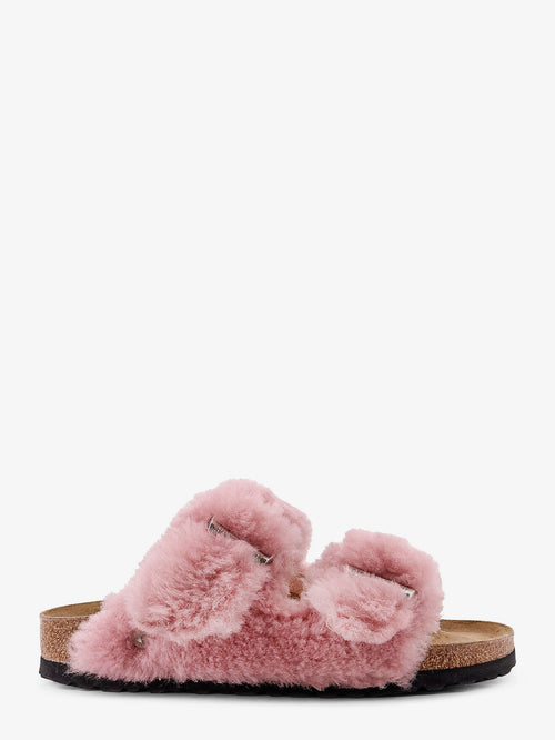Birkenstock Arizona faux fur low sandals - Crystal Rose