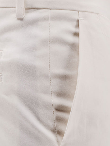 Boss Cotton And Silk Trousers