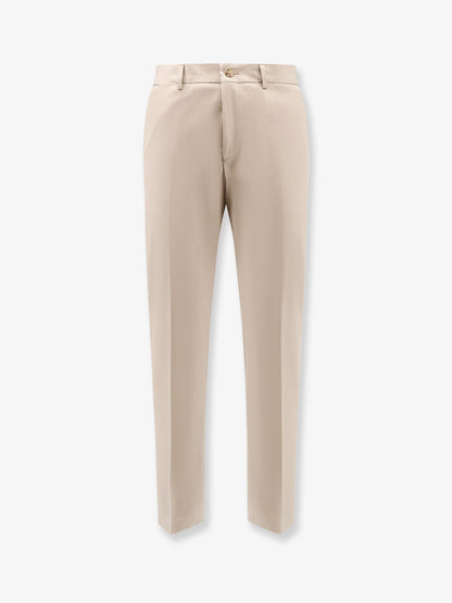 Boss Cotton And Silk Trousers
