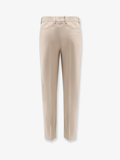 Boss Cotton And Silk Trousers