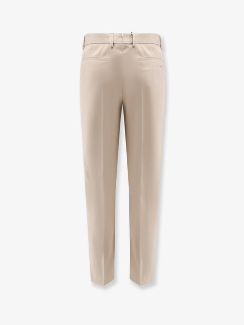 Boss Cotton and silk trousers - Dark Beige