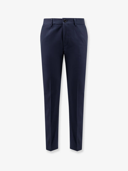 Boss Cotton And Silk Trousers