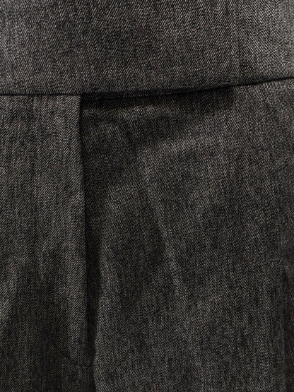 Boss Telda Viscose And Virgin Wool Trousers
