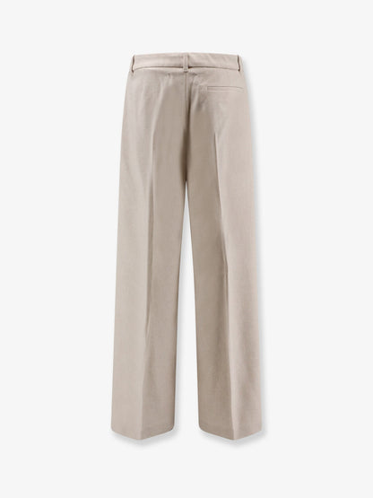 Boss Tiana recycled wool blend trousers - Open White