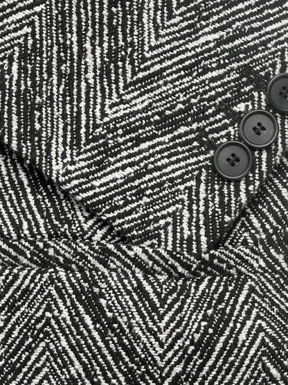 Boss Jiarna Herringbone Fabric Coat
