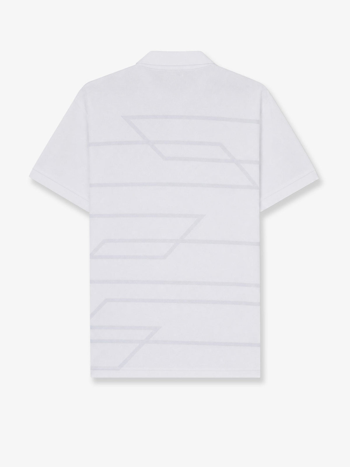 Boss Zip-up sweater with geometric pattern - White