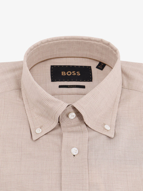 Boss Cotton shirt - Open Beige
