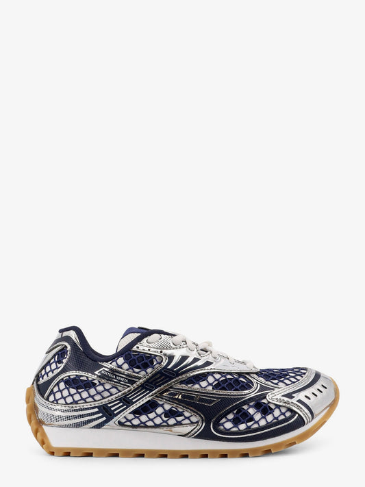 Bottega Veneta Orbit Mesh And Leather Sneakers