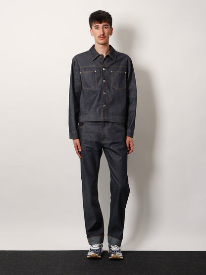 Bottega Veneta Wide Leg Jeans With Turn Up