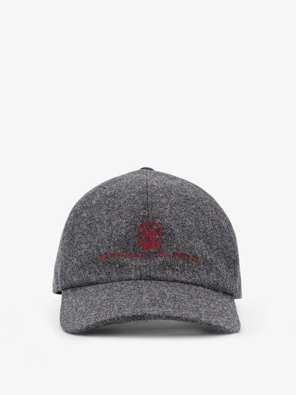Brunello Cucinelli Virgin Wool Baseball Hat