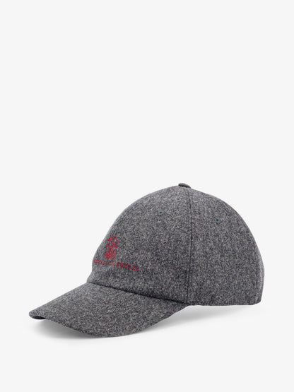 Brunello Cucinelli Virgin Wool Baseball Hat