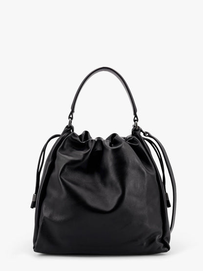 Brunello Cucinelli Bucket Mellow Leather Shoulder Bag
