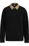 Burberry Traditional Check Half Zip Sweater
