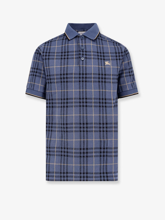 Burberry Stan Polo Shirt With Check Print