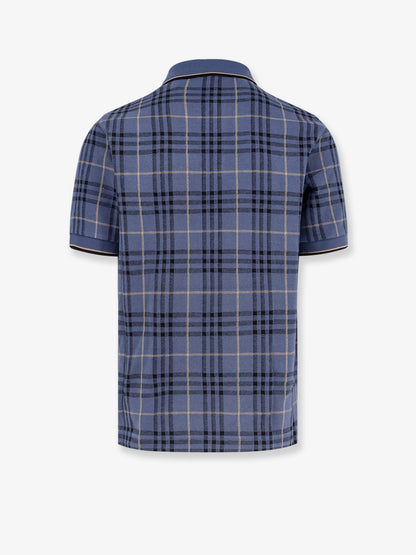 Burberry Stan Polo Shirt With Check Print