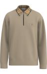 Burberry Organic Cotton Half Zip Sweater