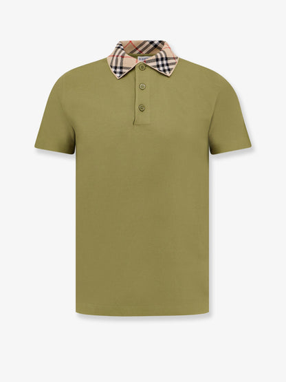 Burberry Organic Cotton Blend Polo Shirt