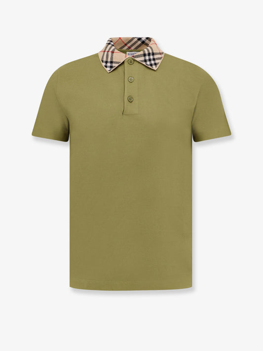 Burberry Organic Cotton Blend Polo Shirt
