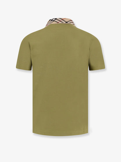 Burberry Organic Cotton Blend Polo Shirt