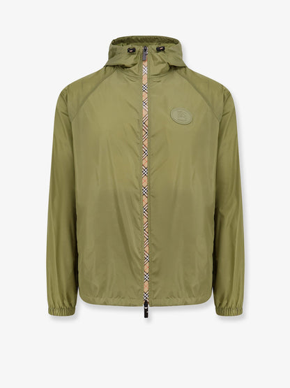 Burberry Nylon Jacket With Ekd Patch