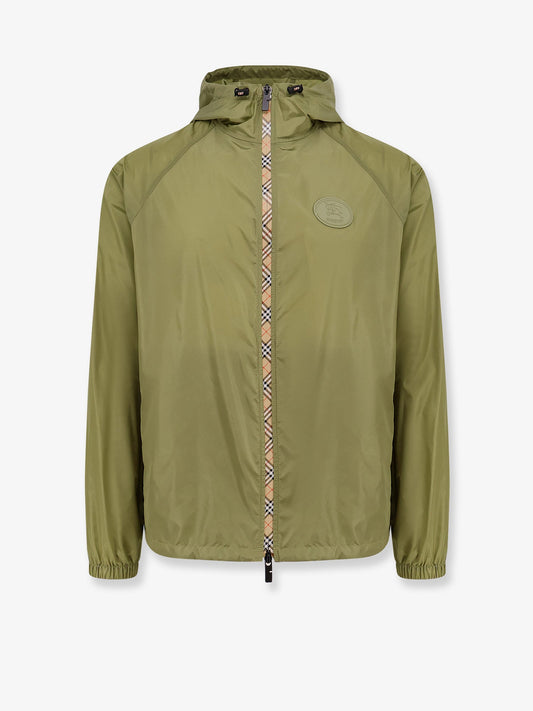 Burberry Nylon Jacket With Ekd Patch