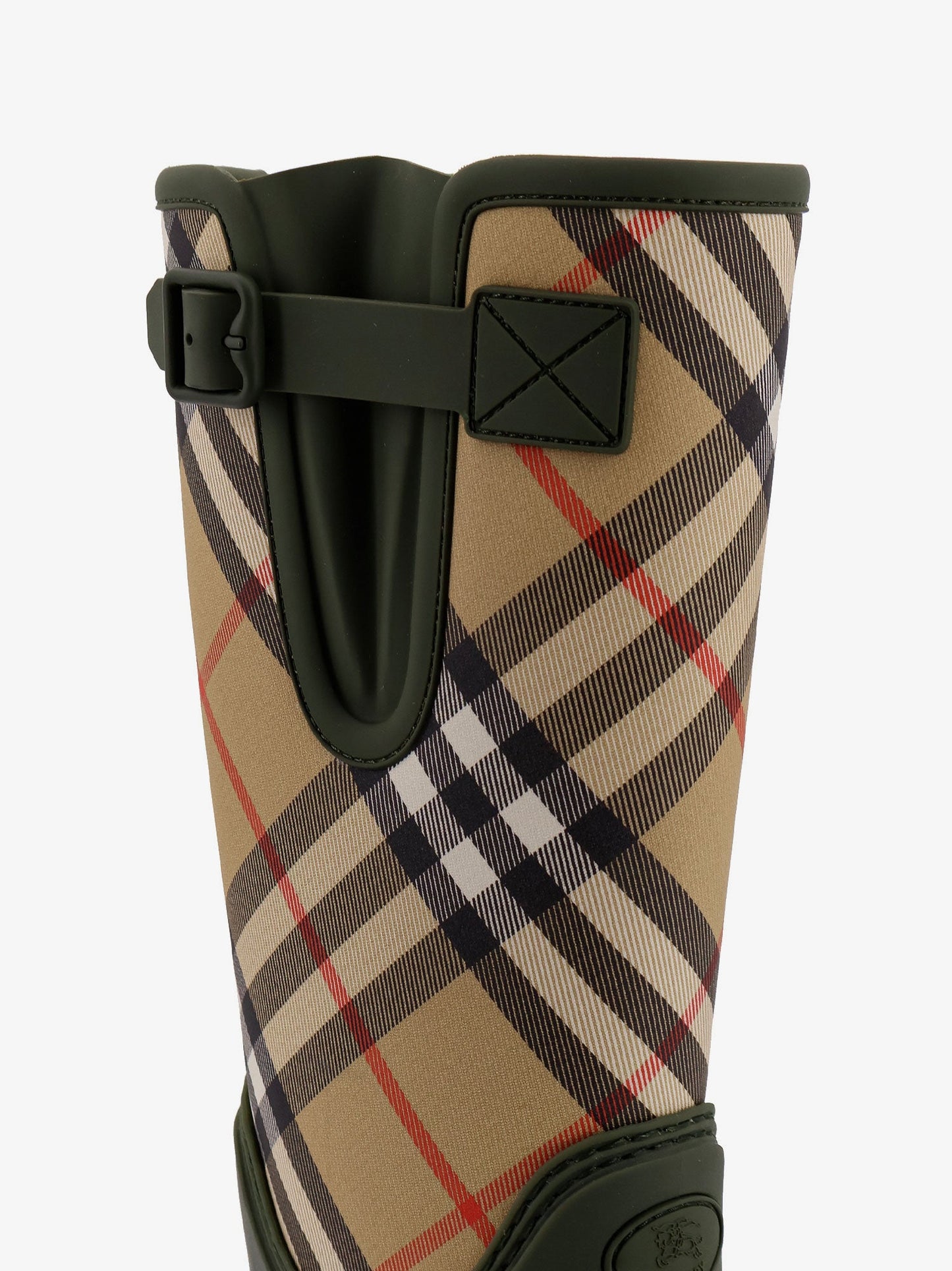 Burberry Rainboots With Traditional Check Insert