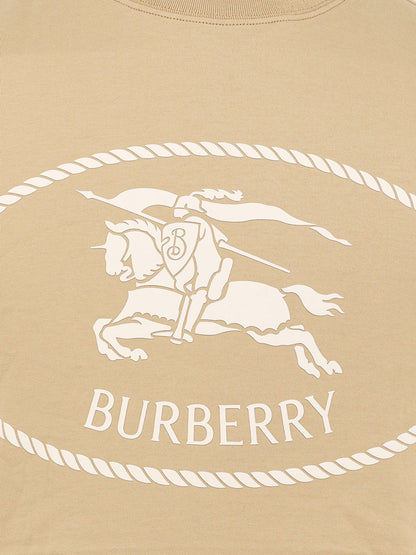 Burberry Cotton T Shirt With Logo