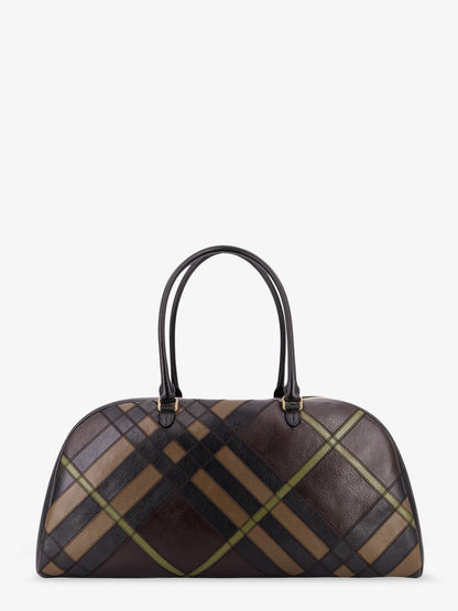 Burberry Bowling Highlands Extra Large Leather Bag