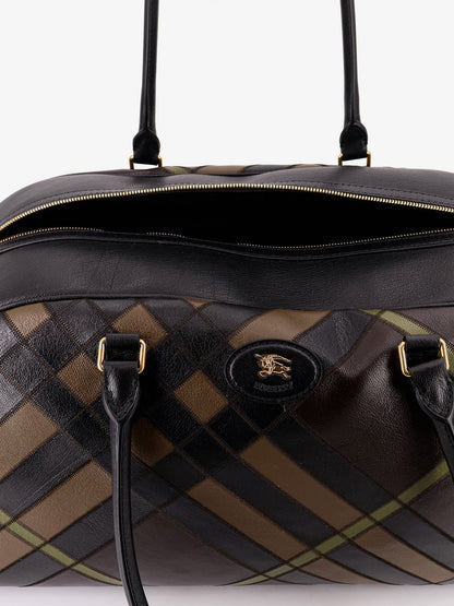 Burberry Bowling Highlands Extra Large Leather Bag