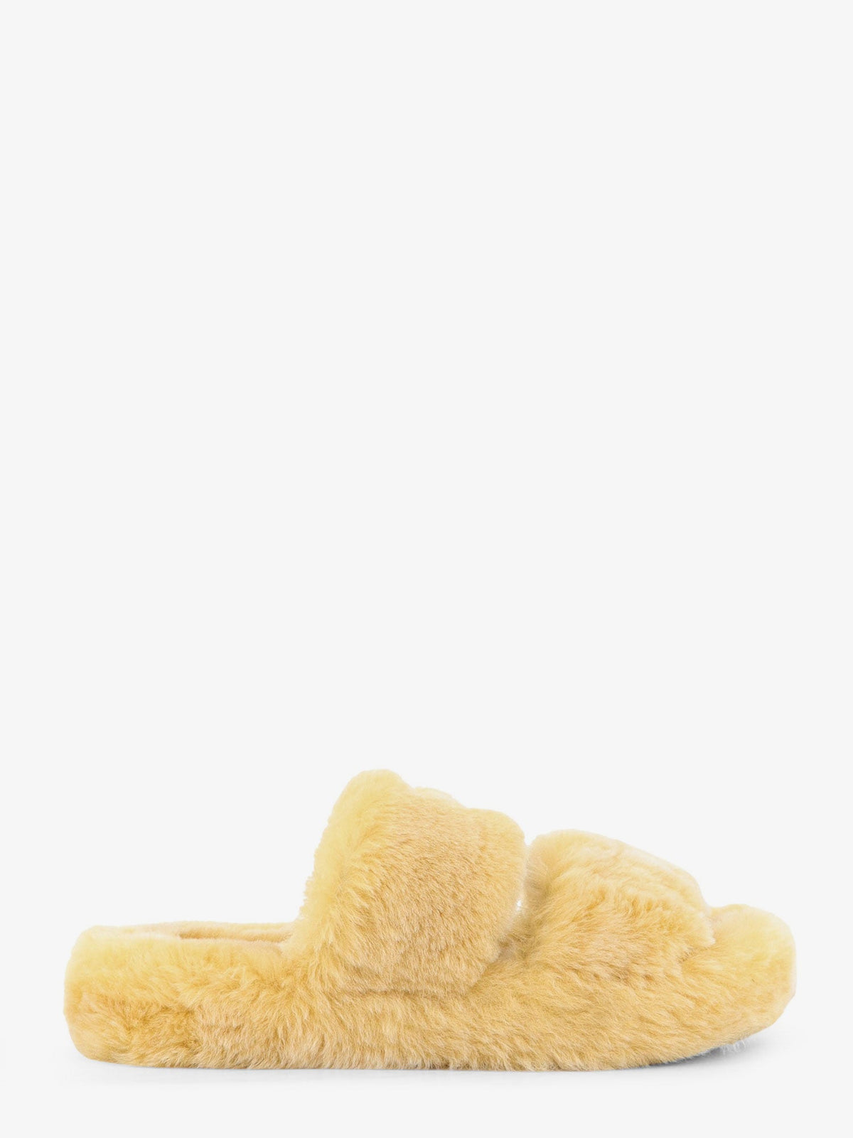 Celine Triomphe Slide 05 shearling sandals - Havana