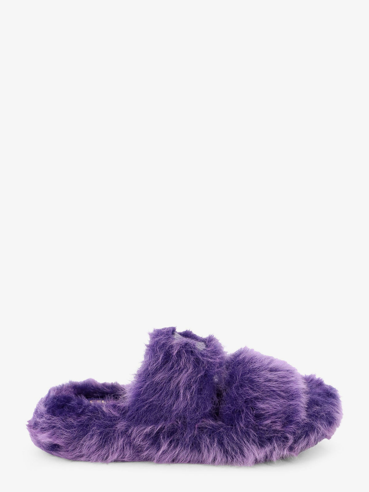 Celine Triomphe Slide 05 shearling sandals - Purple