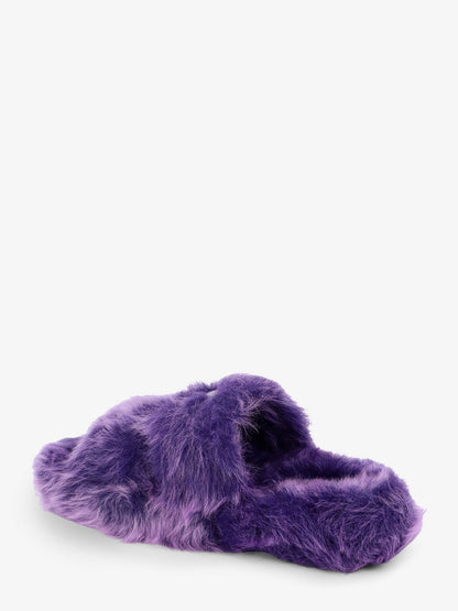 Celine Triomphe Slide 05 shearling sandals - Purple