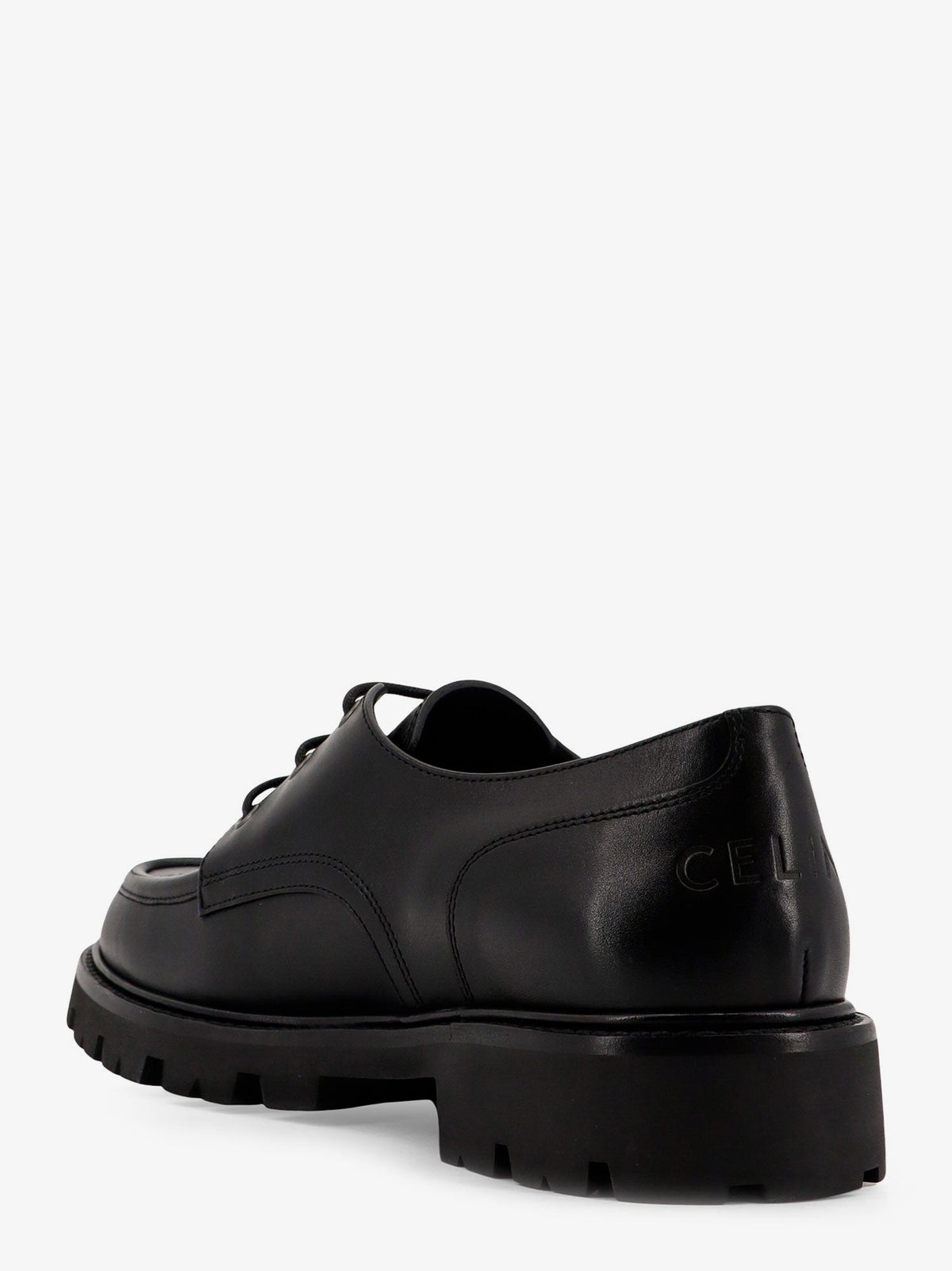 Celine Derby Margaret leather lace-up shoes - Black