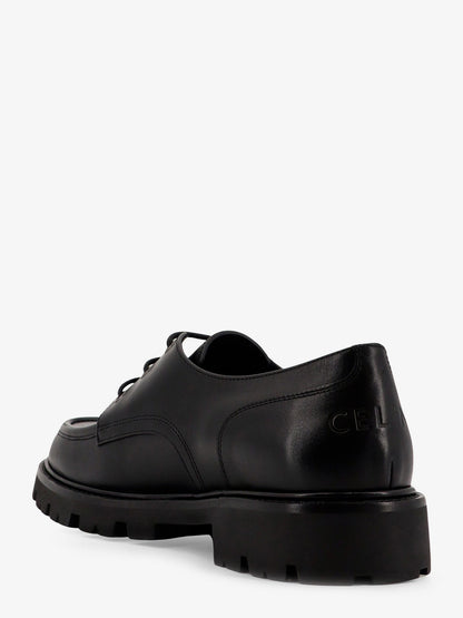 Celine Derby Margaret leather lace-up shoes - Black