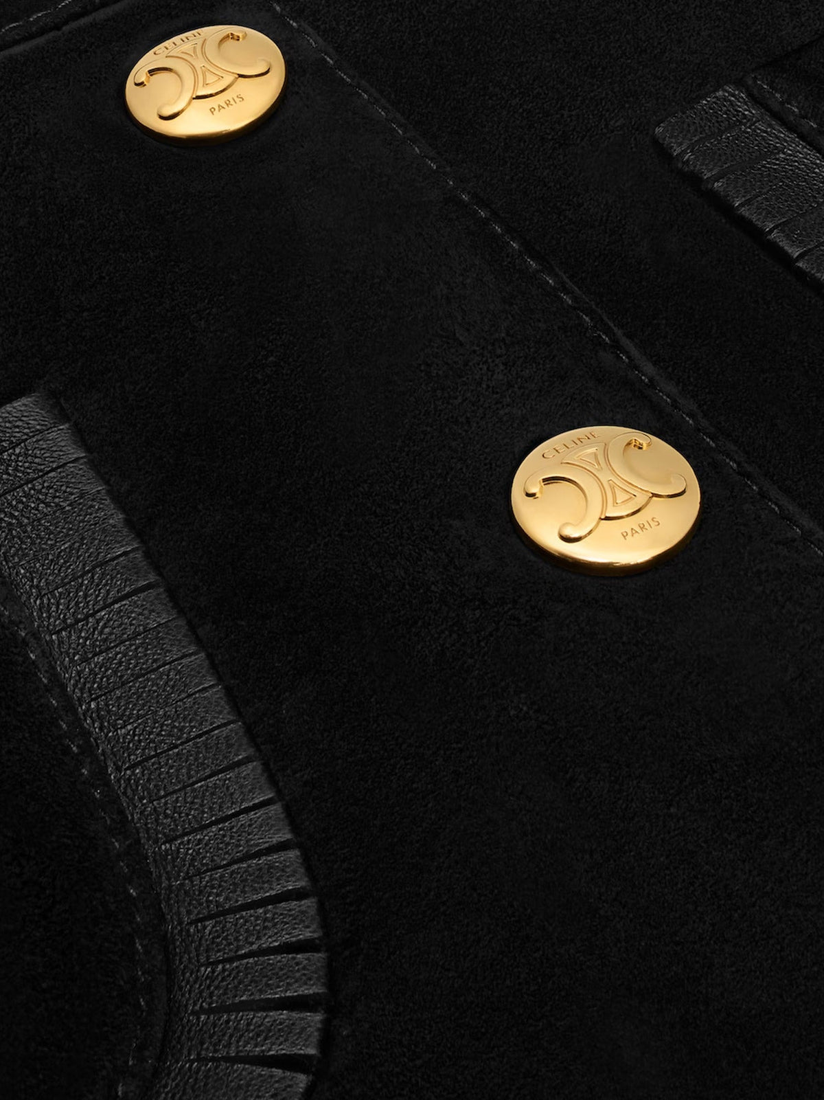 Celine Suede miniskirt - Black