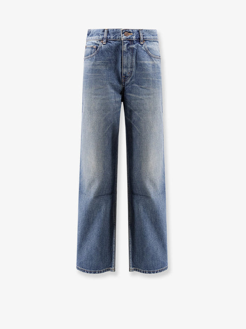 Celine Stone-washed cotton jeans - Cherry Wave