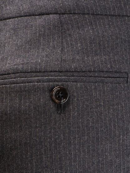 Celine Pinstripe wool trousers - Gris Craie