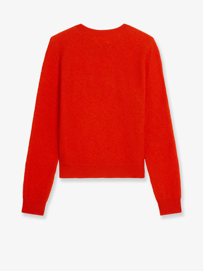 Celine Wool sweater with Triomphe detail - Bright Red