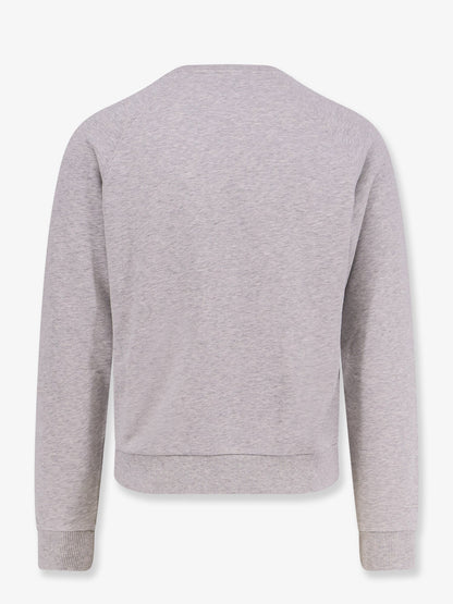 Celine Cotton sweatshirt with multicolor print - Pale Grey  Multico