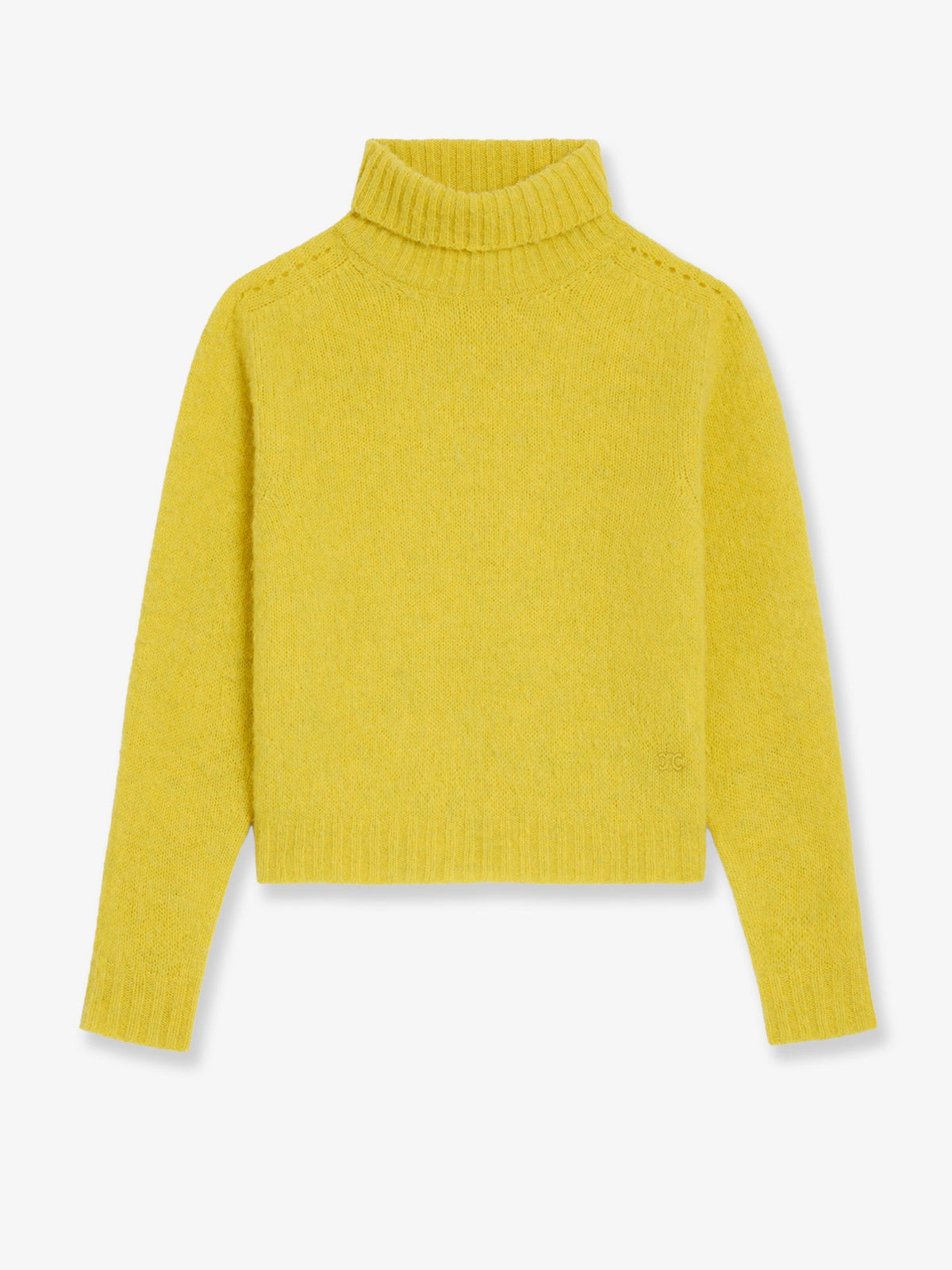 Celine Wool turtleneck with Triomphe embroidery - Jaune